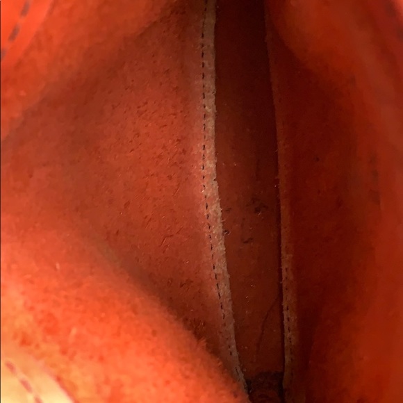 Small red leather bag - Picture 5 of 5